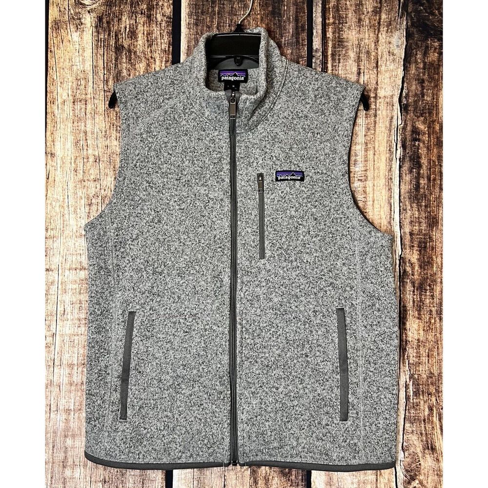 Patagonia Better Sweater Vest Stonewash Gray Men’s Medium - Picture 1 of 6